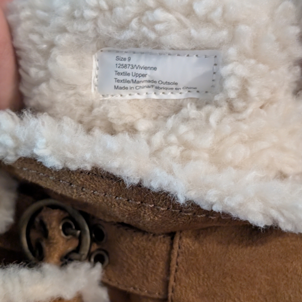 Tan Suede Knee-High Boots - Picture 4 of 5